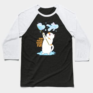 Cat Playing Bubble Baseball T-Shirt